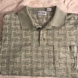 Michael Austin golf button down shirt